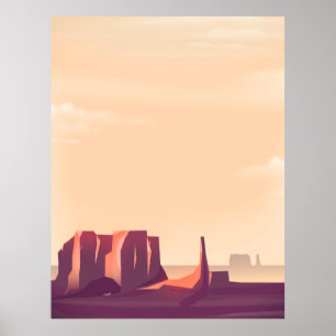 Desert Canyons Poster