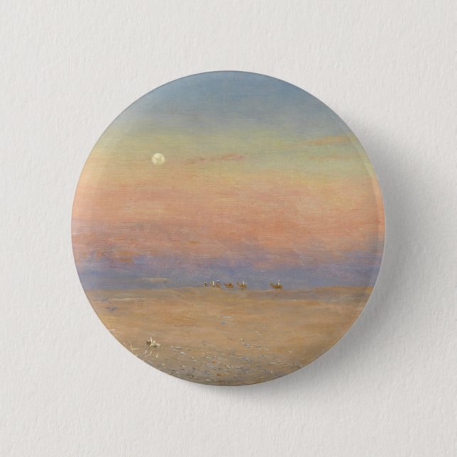 Desert Caravan 6 Cm Round Badge (Front)