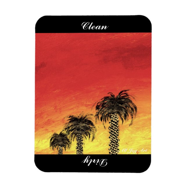 "Desert Celebration" Magnet by All Joy Art (Vertical)