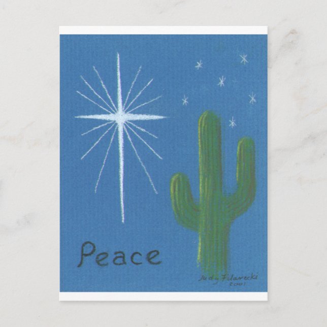 Desert Christmas Greeting Cards (Front)