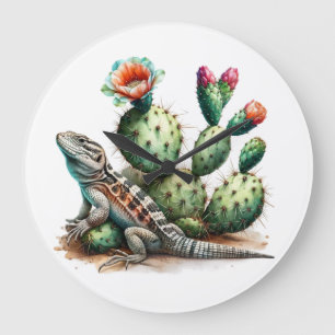 Desert Chuckwalla Large Clock