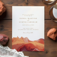 Desert Colours Terracotta Southwest Wedding