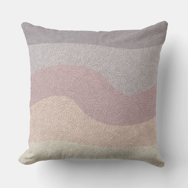 Desert Colours Throw Pillow (Front)