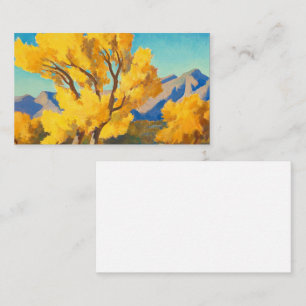 Desert Cottonwoods, Arizona by Maynard Dixon Business Card