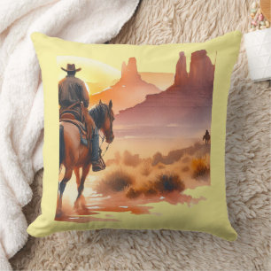 Desert Cowboy  Cushion