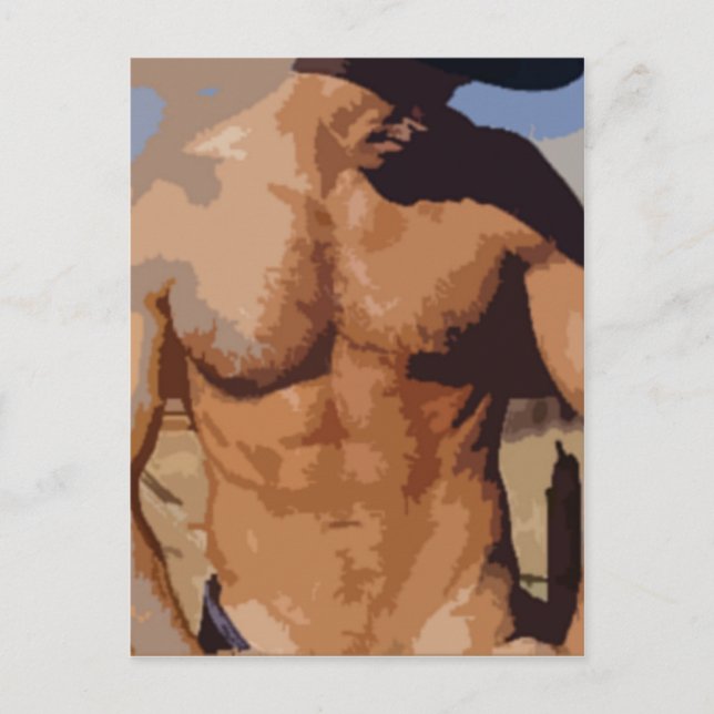 Desert Cowboy Postcard (Front)