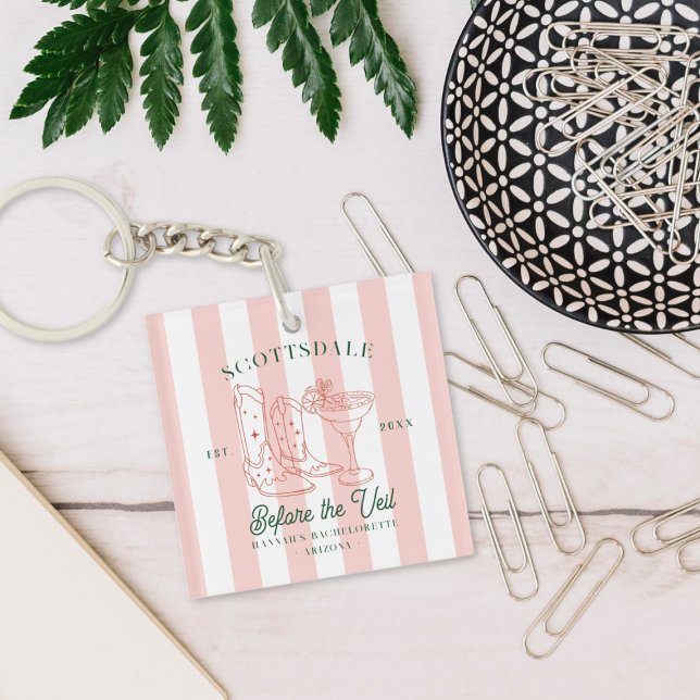 Desert Cowgirl Country Club | Bachelorette  Key Ring (Creator Uploaded)