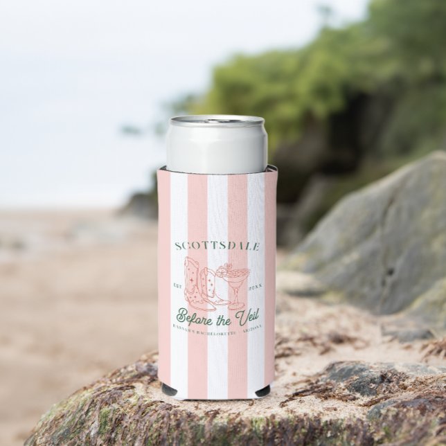 Desert Cowgirl Country Club | Bachelorette  Seltzer Can Cooler (Creator Uploaded)