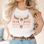 Desert Cowgirl Last Rodeo Babe T-Shirt<br><div class="desc">A fun cowgirl design with brown and beige colours</div>