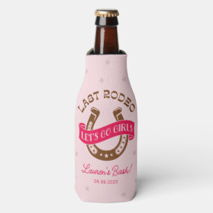 Desert Cowgirl Last Rodeo Bachelorette Party Bottle Cooler