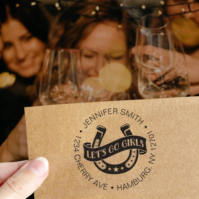 Desert Cowgirl Last Rodeo Bachelorette Party Self-inking Stamp (Creator Uploaded)