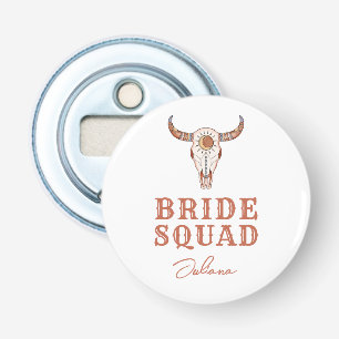 Desert Cowgirl Last Rodeo Bride Squad Bottle Opener