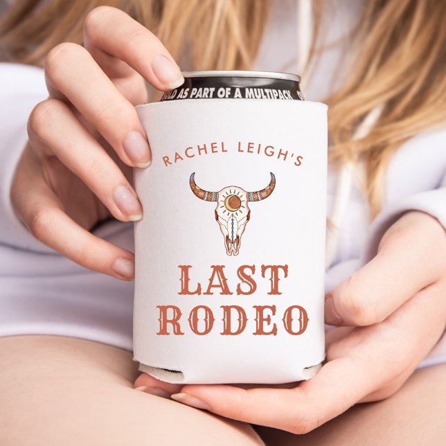 Desert Cowgirl Last Rodeo Can Cooler (Creator Uploaded)