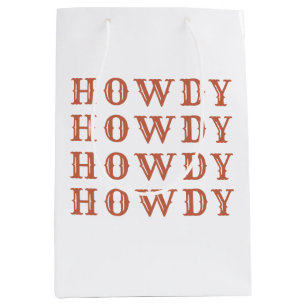 Desert Cowgirl Last Rodeo Medium Gift Bag