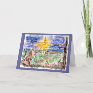 Desert Critters Christmas Holiday Card