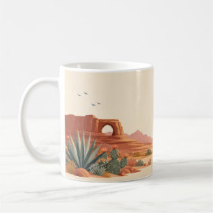 Desert Dawn Agave Southwest Landscape Classic Mug