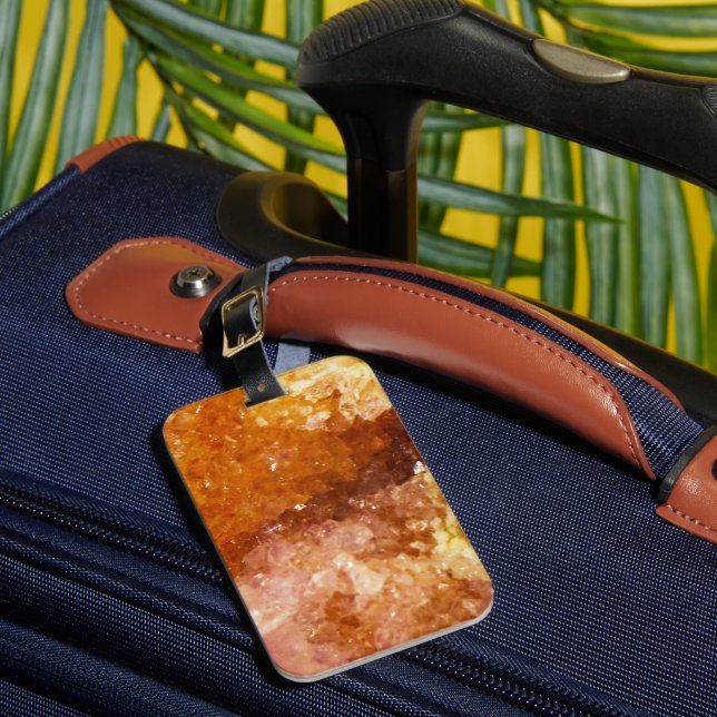 Desert Dawn Crystals  Luggage Tag (Front Insitu 1)