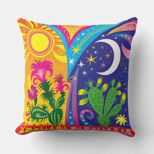 Desert Day and Night Cushion (Front)