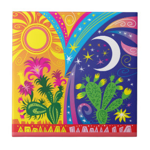 Desert Day and Night Tile