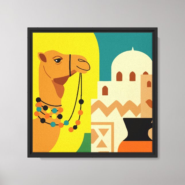 Desert design canvas print (Front)