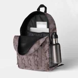 Desert Digital Camouflage Printed Backpack