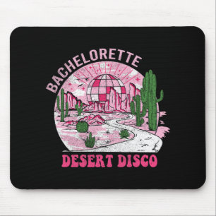 Desert Disco Bachelorette Party Western Cowgirls B Mouse Mat