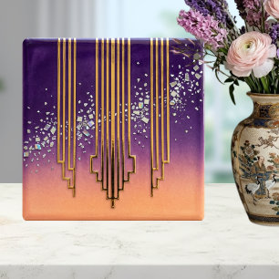 Desert Disco Lattice CrystalOmbre Diamond & Orange Tile