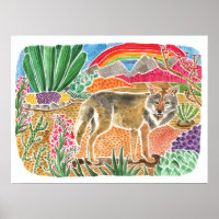 Desert Dreamer Coyote Landscape