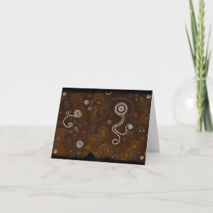 Desert Dreaming Aboriginal Art Note Card