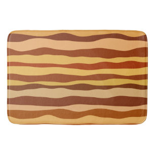 Desert Dreams Gold Burnt Orange Sienna Bath Mat