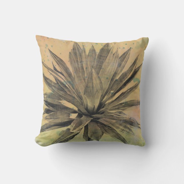 Desert Dreams | Green Plant Cushion (Front)