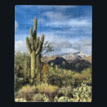 Desert Dreams Saguaro Photo Jigsaw Puzzle<br><div class="desc">Hello! Hope you like this photo I took on my travels and adventures! Feel free to add your own text and check my shops for more!</div>