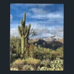 Desert Dreams Saguaro Photo Jigsaw Puzzle<br><div class="desc">Hello! Hope you like this photo I took on my travels and adventures! Feel free to add your own text and check my shops for more!</div>