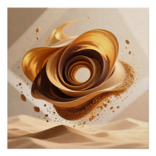 Desert Dunes Art Poster