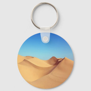 Desert dunes photo key ring