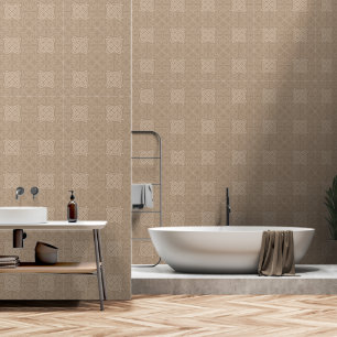 Desert Dust Celtic Knot Pattern Wallpaper
