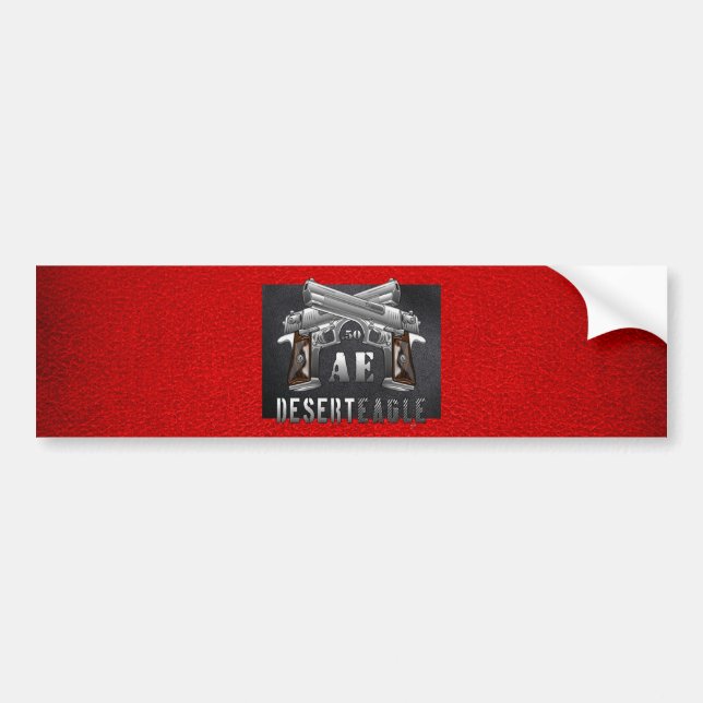 Desert Eagle .50 AE Bumper Sticker (Front)
