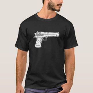 desert eagle 50 graphic gun firearm t-shirt High