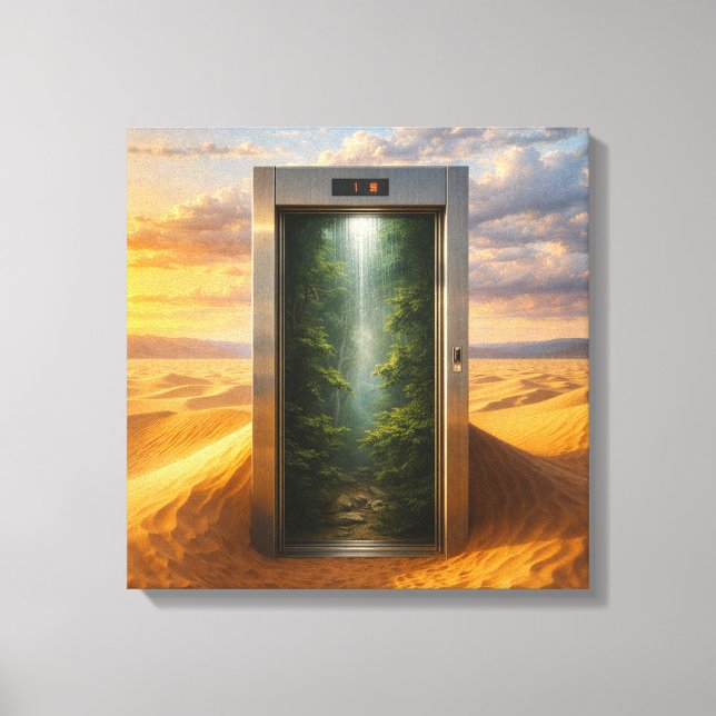 Desert Elevator Canvas Print (Front)