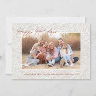 Desert Floral Holiday Card