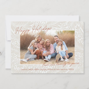 Desert Floral Holiday Card