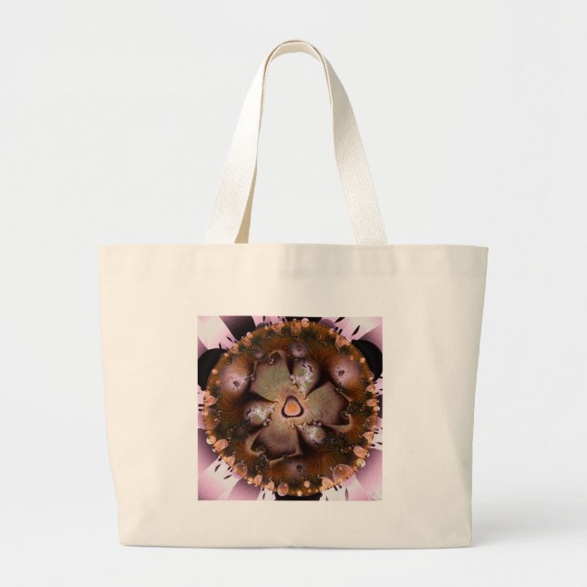 Desert Flower Large Tote Bag (Front)