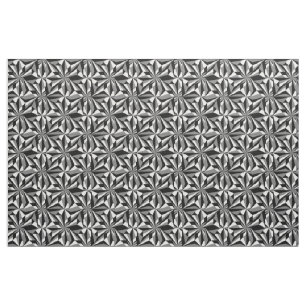 Desert Flowers in Grey Fabric