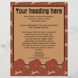 Desert, flyer