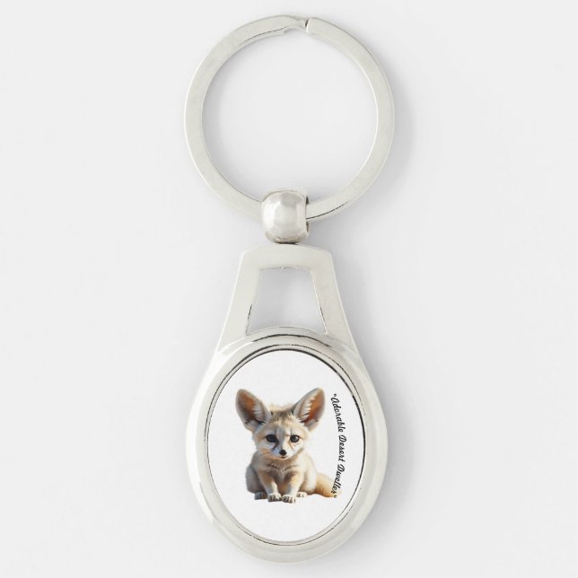 "Desert Fox Design" Key Ring (Front)