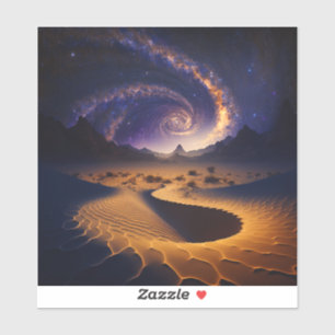 Desert Galaxy Surreal Landscape Art