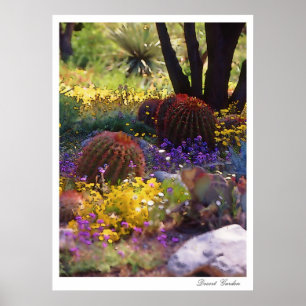 Desert Garden Poster