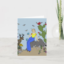 Desert Girl and Animals