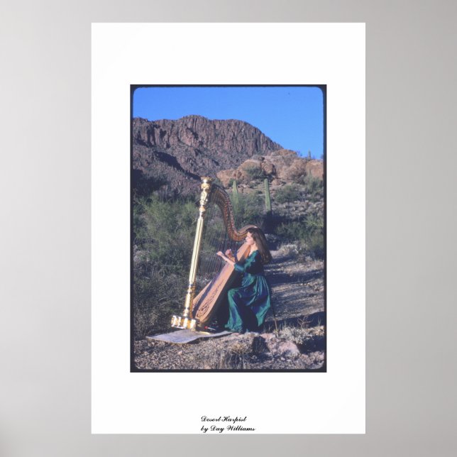 Desert Harpist Poster (Front)