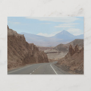 Desert Highway, Atacama Desert Chile Postcard